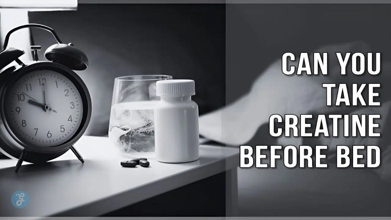 can you take creatine before bed