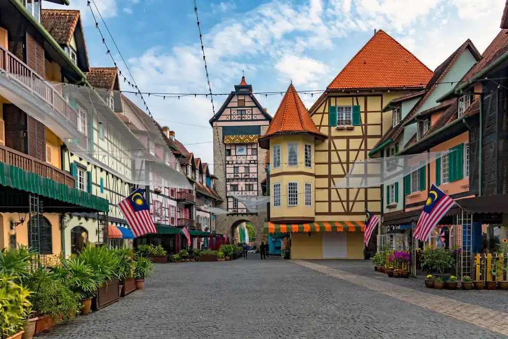french-inspired village at bukit tinggi