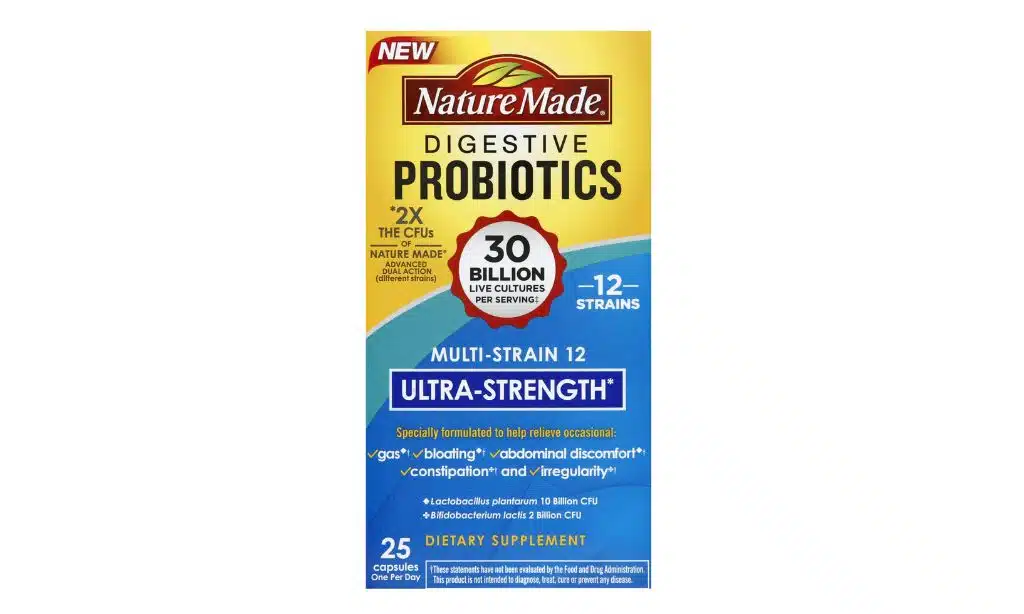Nature Made Ultra Strength 12 Strain Digestive Probiotics