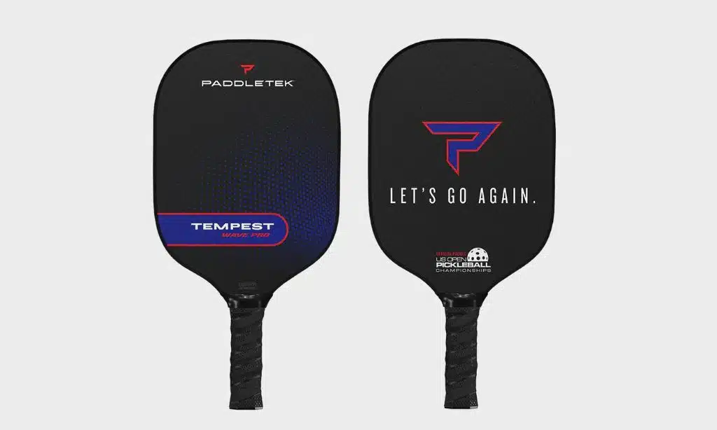 The Paddletek Tempest Wave Pro Pickleball Paddle