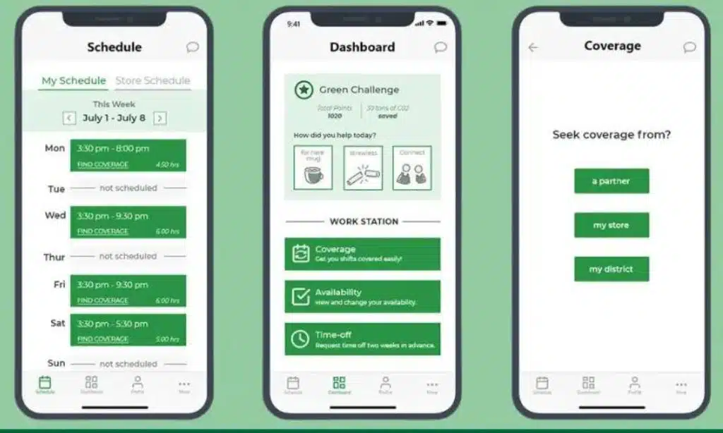 Starbucks Partner Hours App
