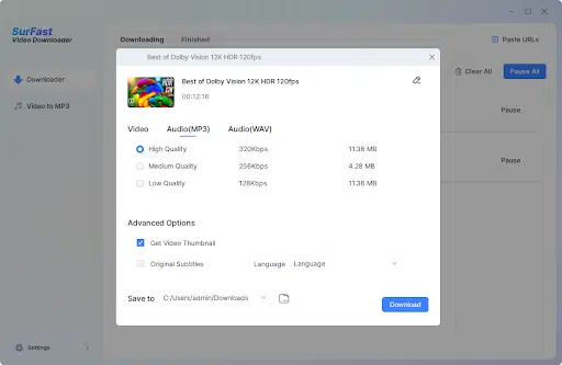 Download Youtube Audio