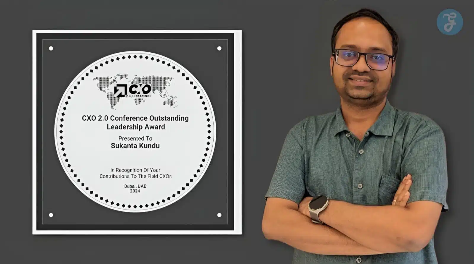 Editorialge CEO Sukanta Kundu selected for CXO 2.0 Conference Outstanding Leadership Award 2024