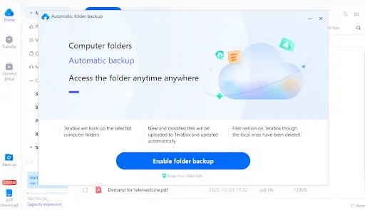 TeraBox Free Online Backup