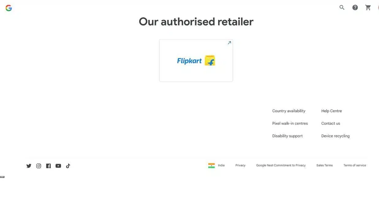 Google pixel 8 pro official indian store