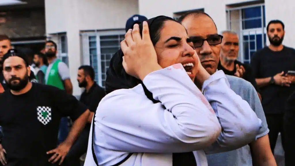 Gaza Hospital Explosion