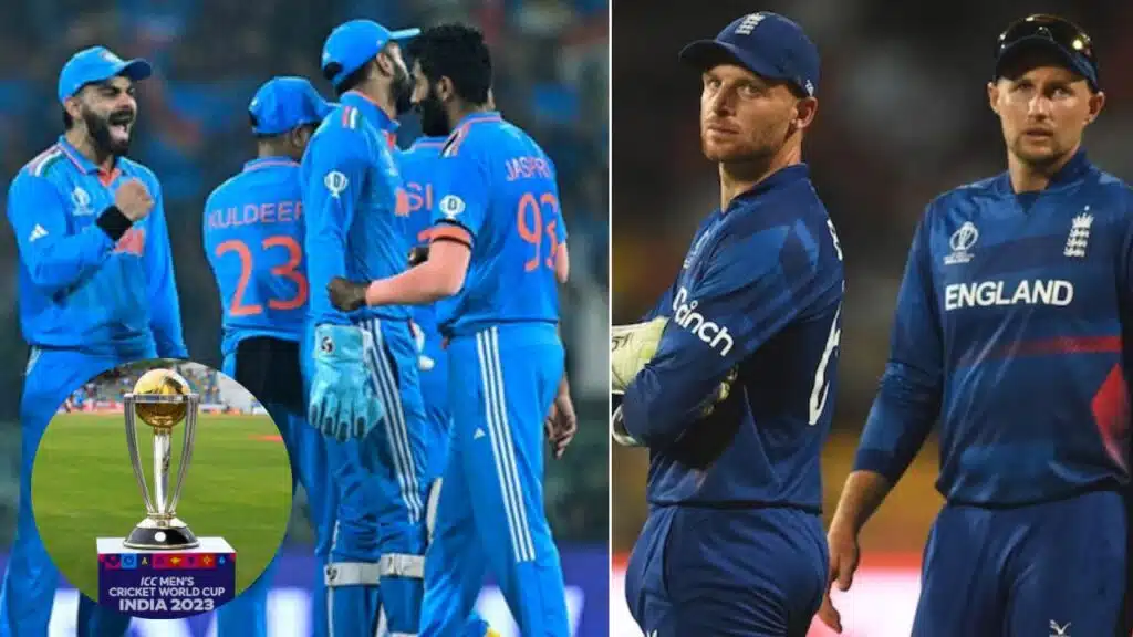 India vs. England 2023 ODI World Cup match