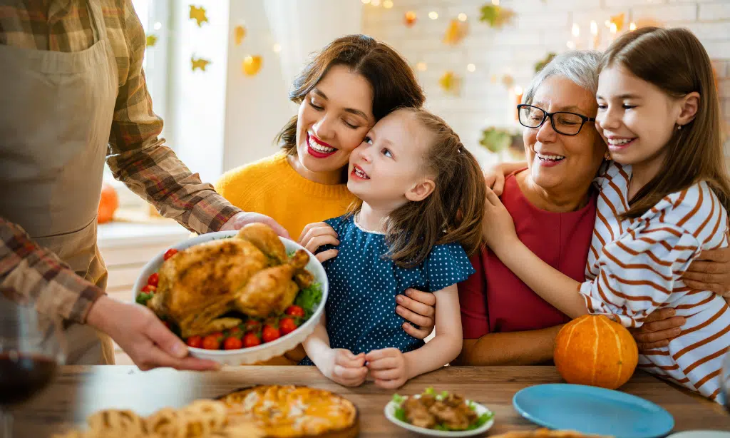 thanksgiving day family celebration
