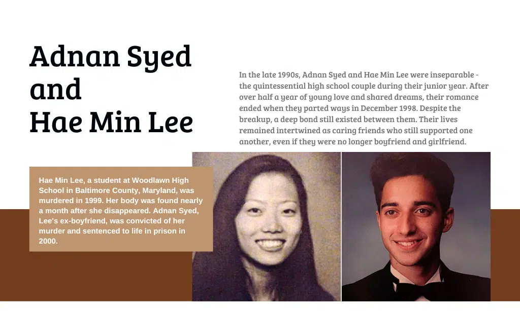 Adnan Syed and Hae Min Lee