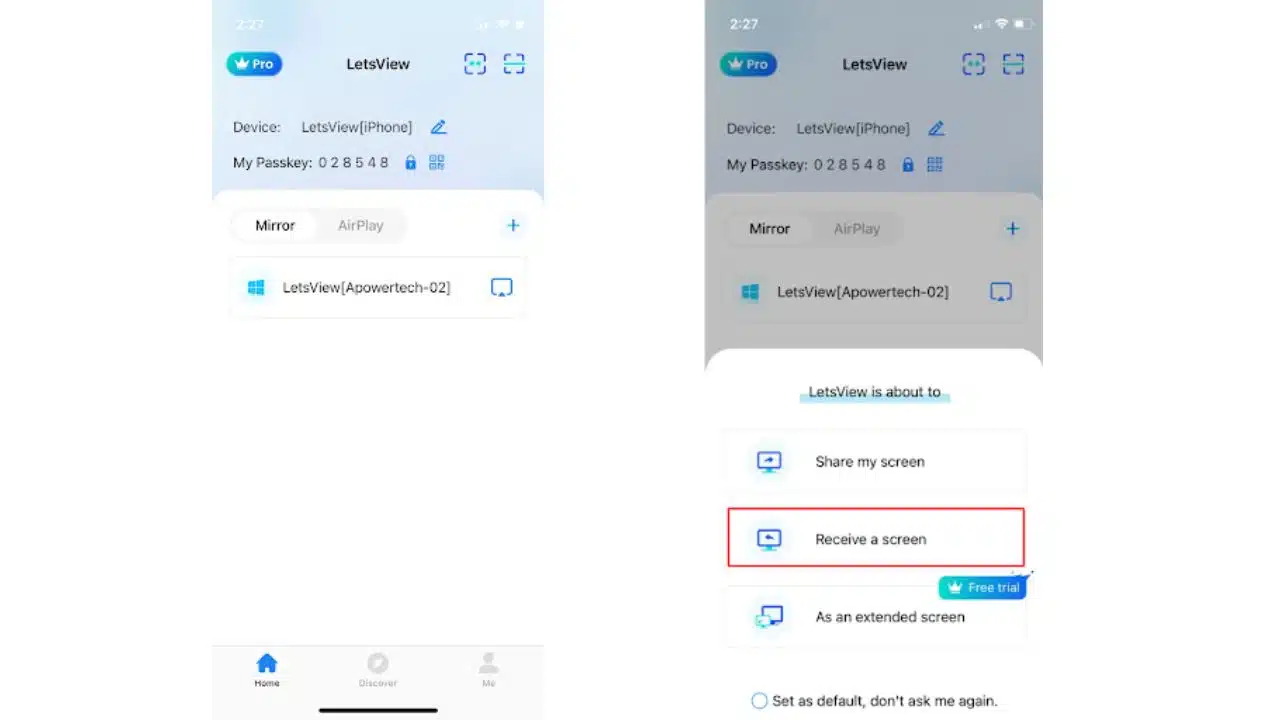Screen Mirroring App