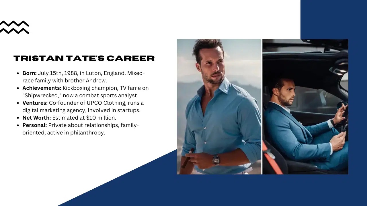 Tristan Tate's Career