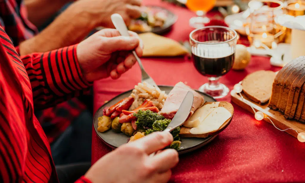 christmas food in europe