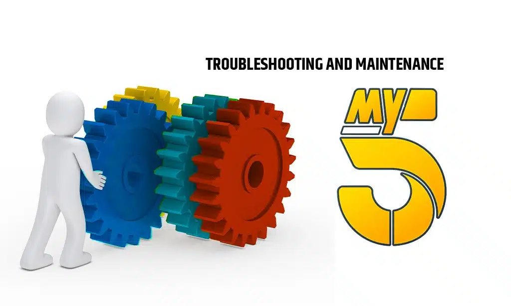 my5 tv toubleshooting and maintenance