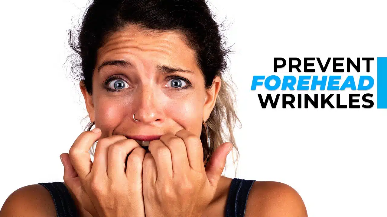 prevent forehead wrinkles