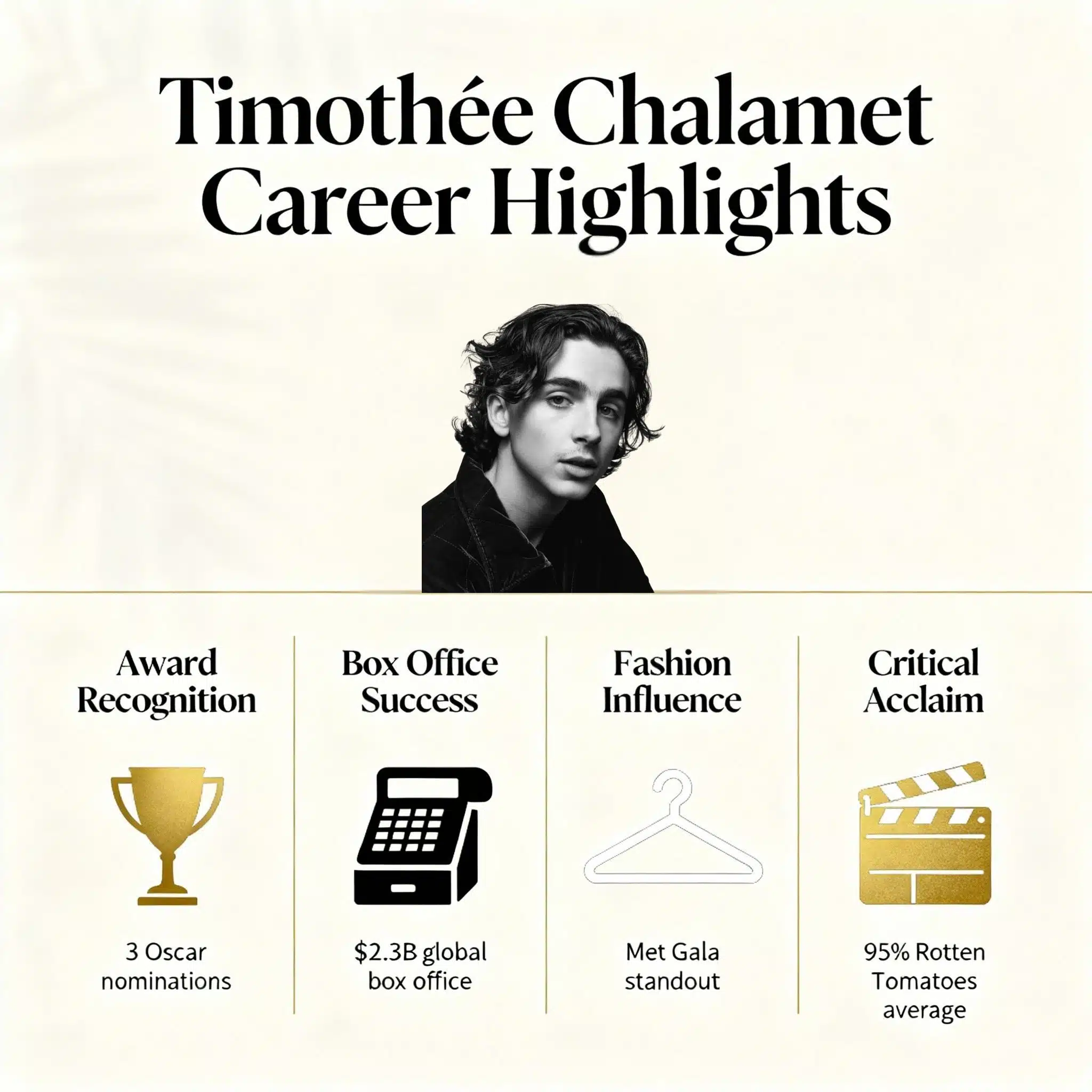 Career Highlights of Timothée Chalamet