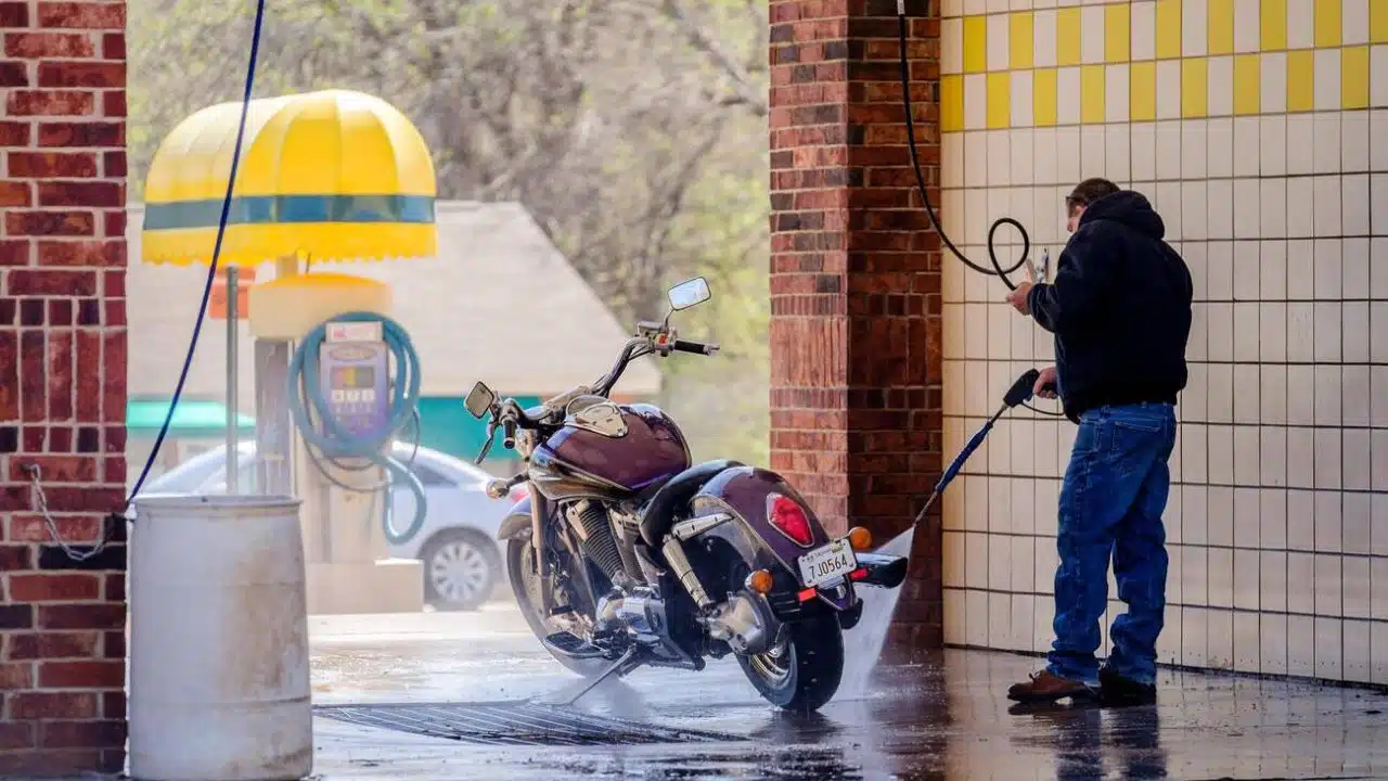 How to Wash a Motorcycle