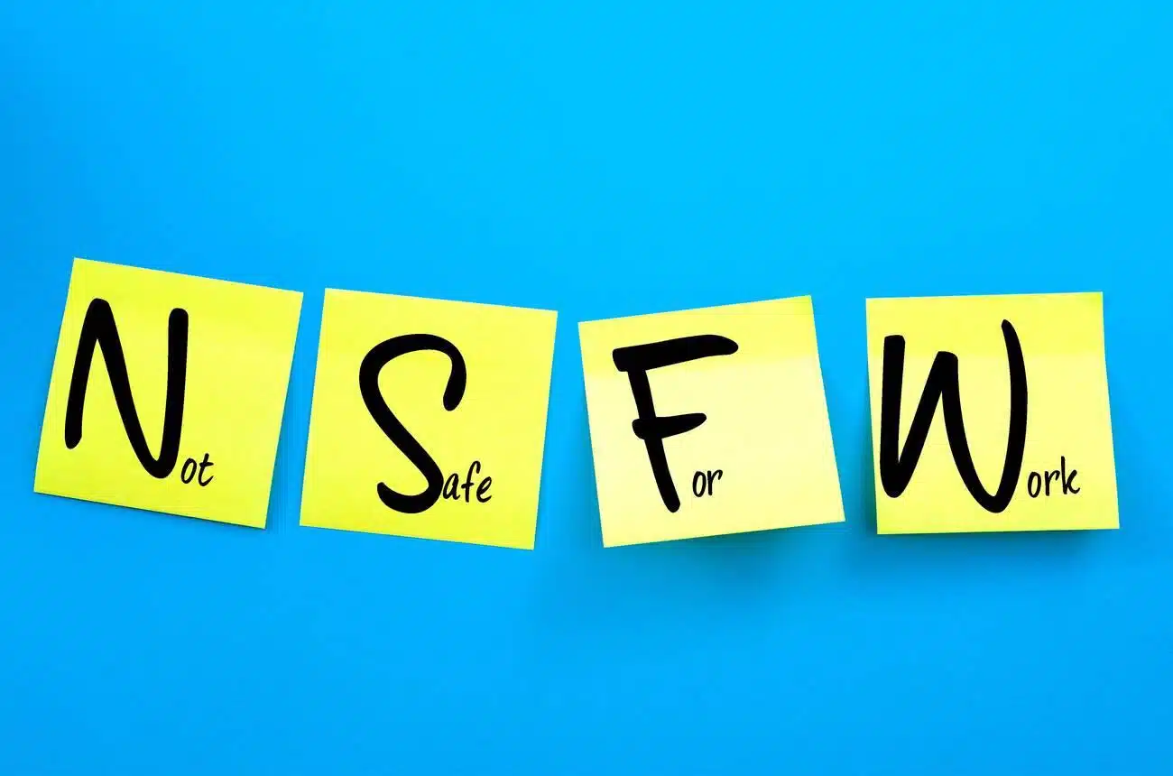 Meaning of NSFW on TikTok