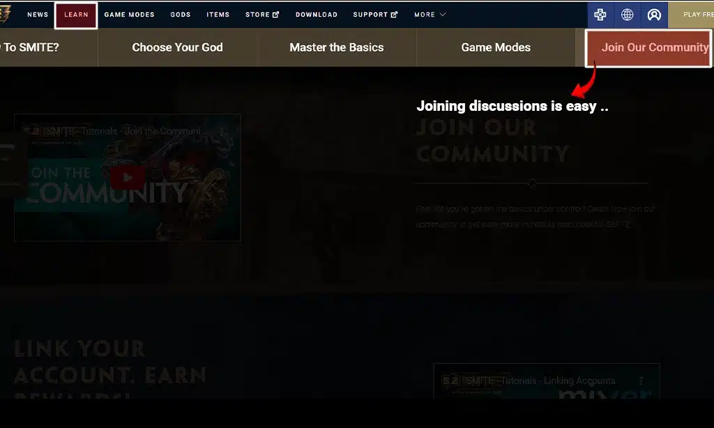 Smitesource joining discussion