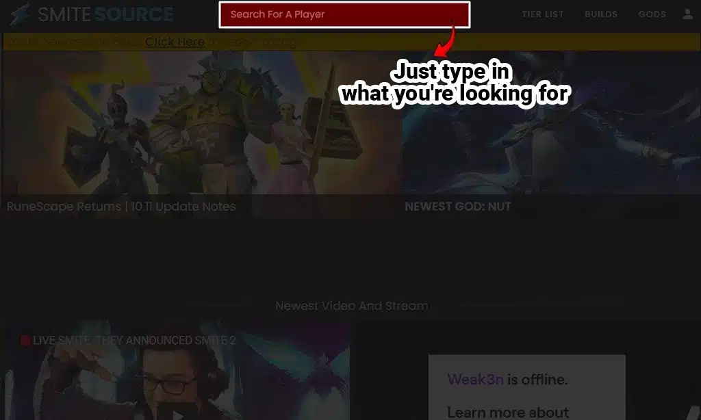 Step 2 - Just type what you are looking for