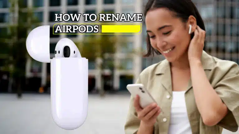 how to rename airpods