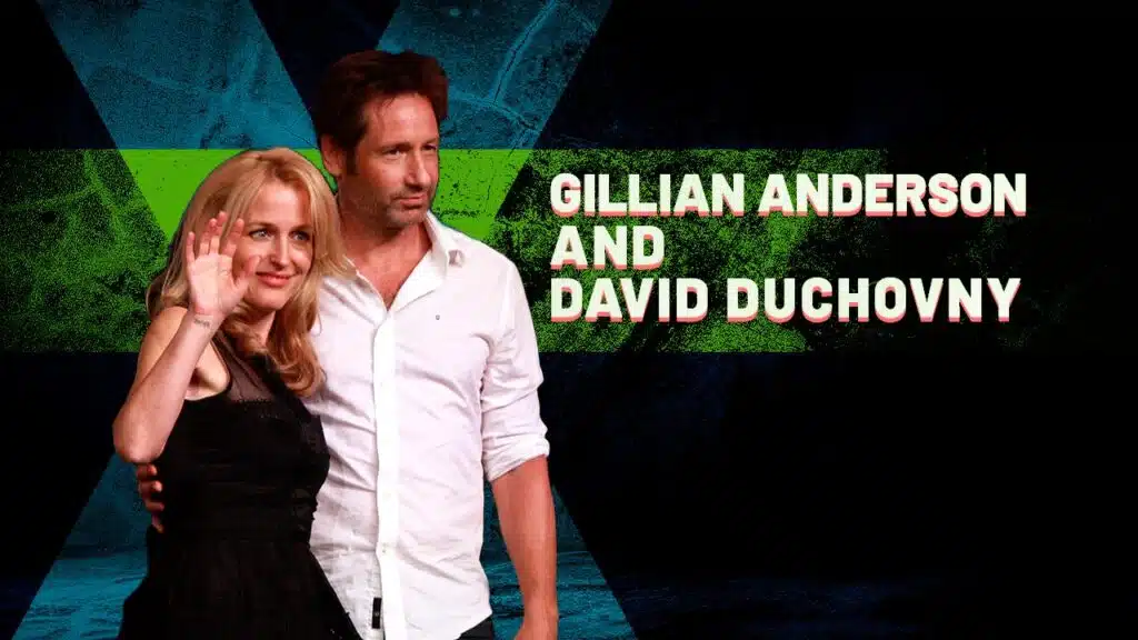 Gillian Anderson and David Duchovny