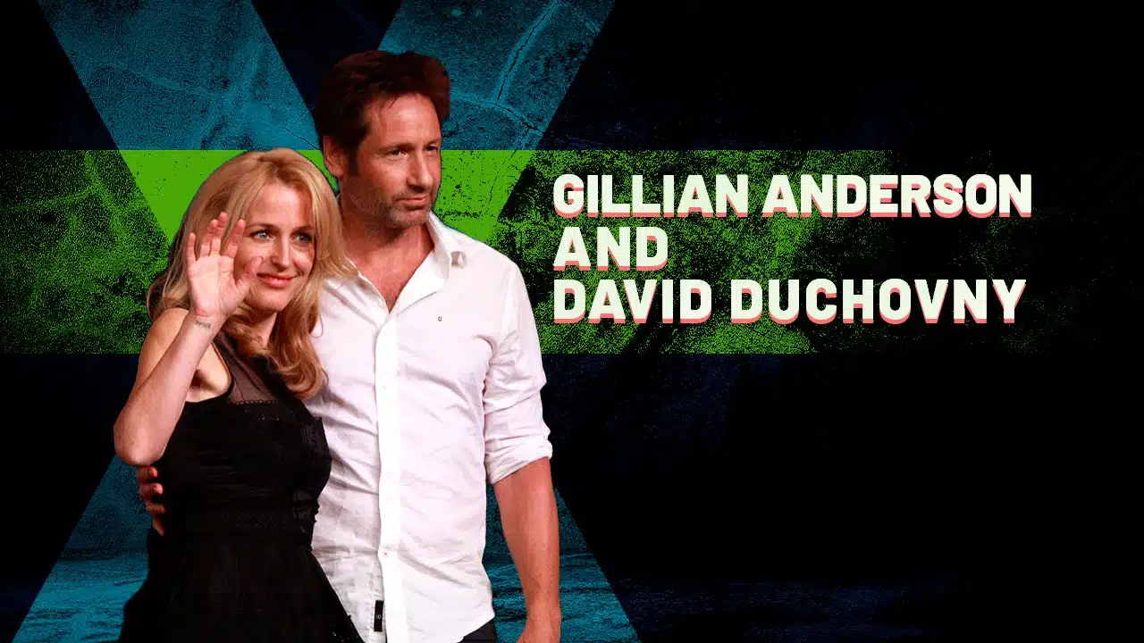 Gillian Anderson and David Duchovny