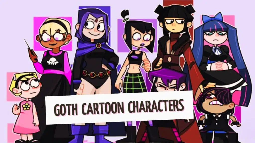 Goth Cartoon Characters