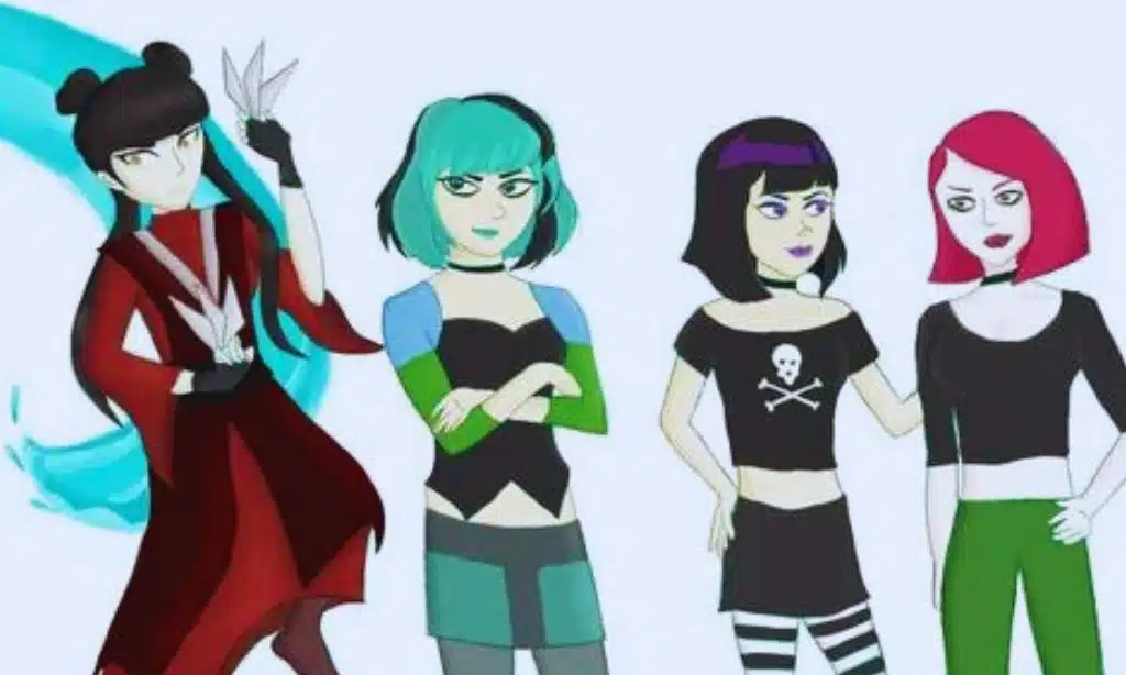 Goth Cartoon Characters