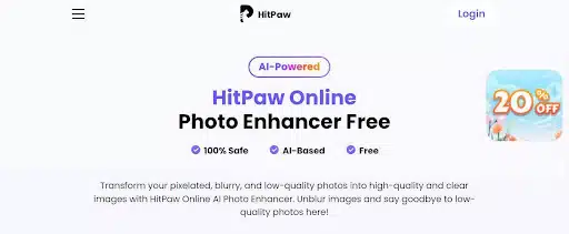 Review of HitPaw Online Photo Enhancer