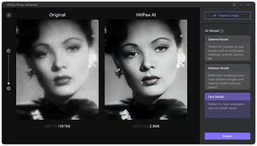 Review of HitPaw Online Photo Enhancer