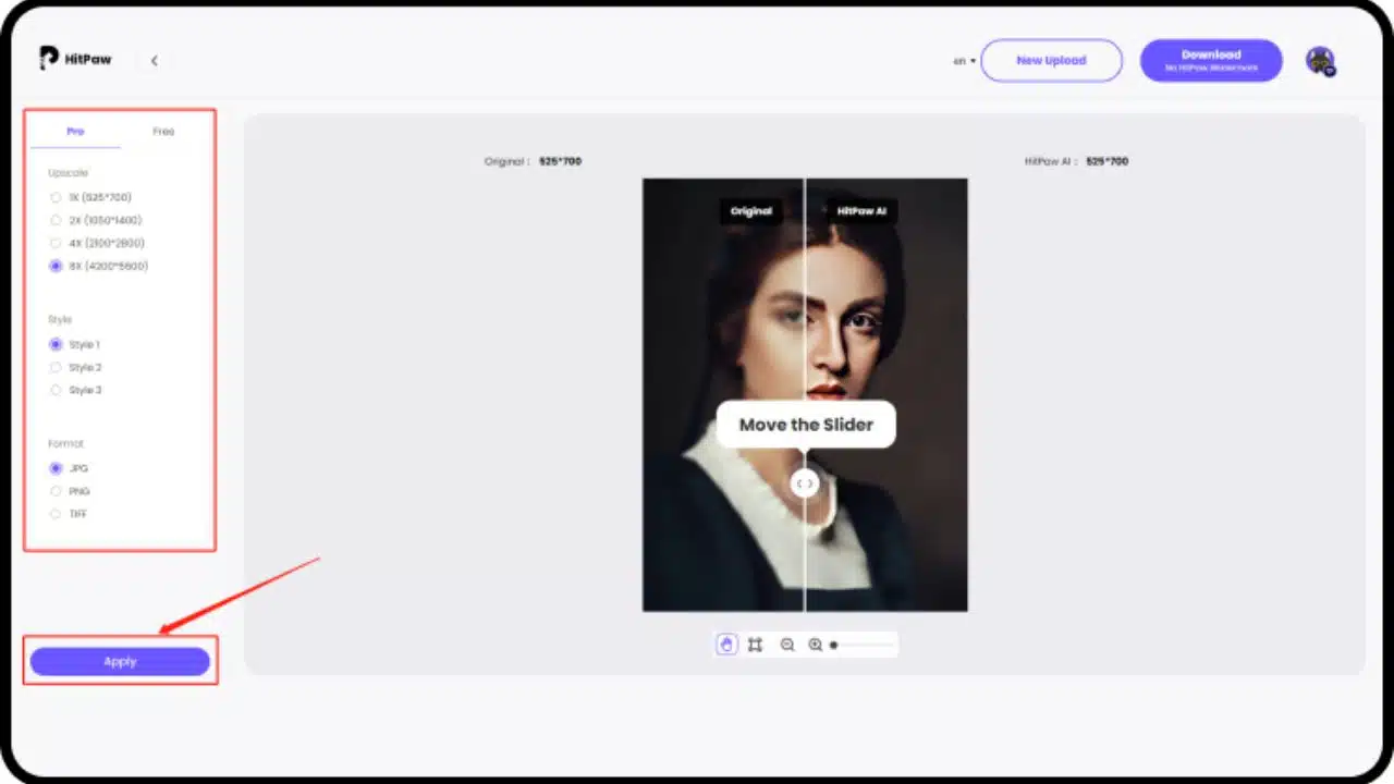 Review of HitPaw Online Photo Enhancer