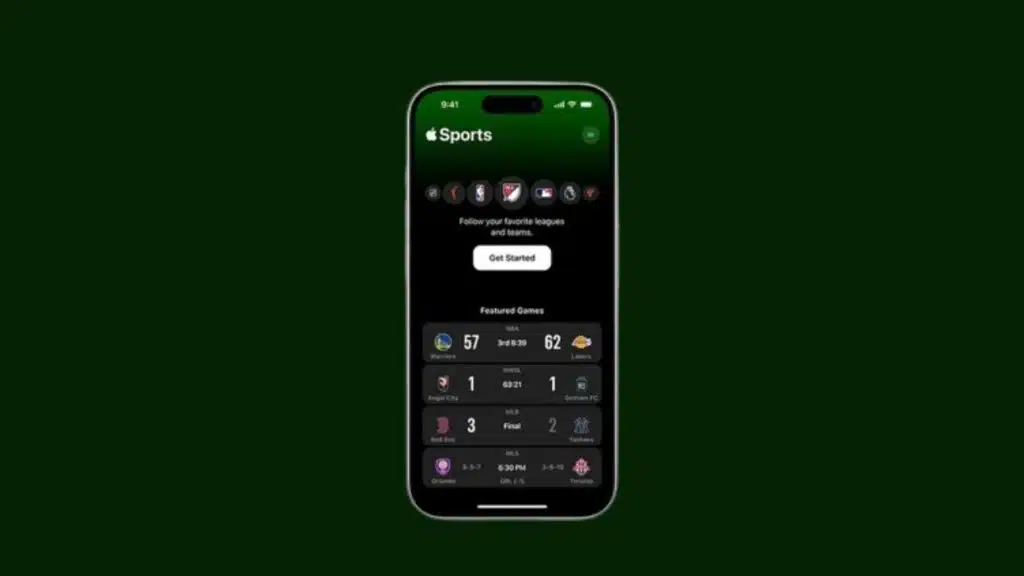 apple launch sports app