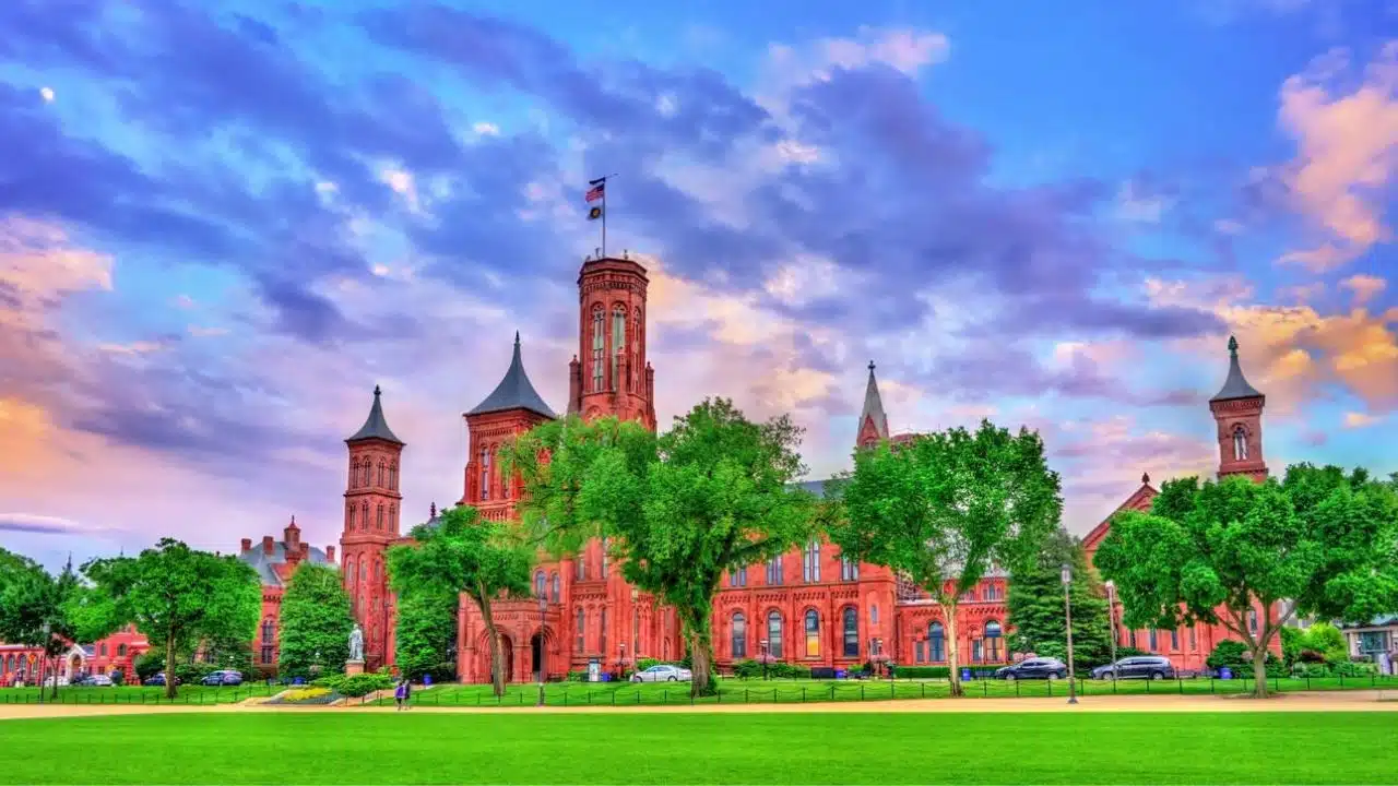 The Smithsonian Castle in Washington, D.C.