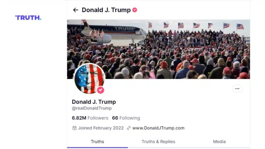 Donald Trump Social Media Success Wall Street Debut