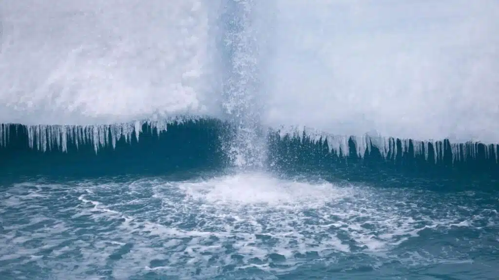 Melting Polar Ice Earth Rotation