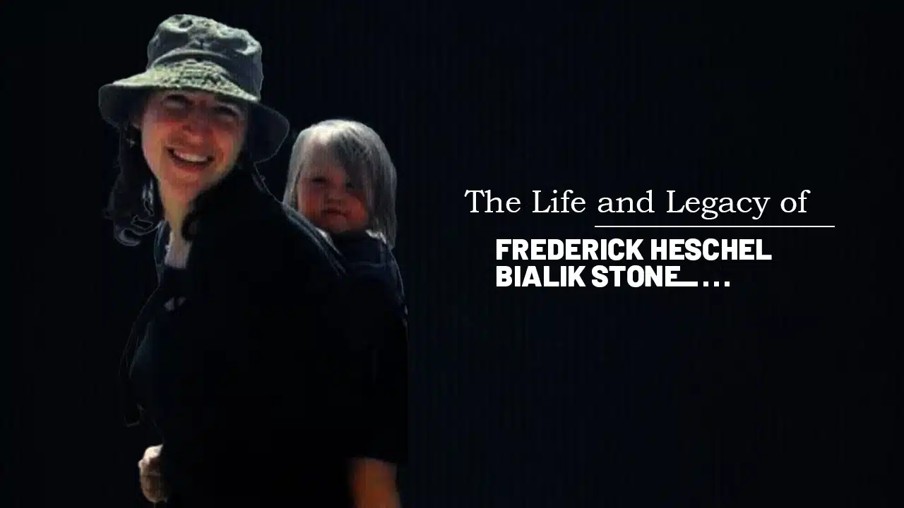 frederick heschel bialik stone