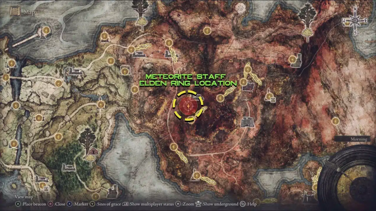 meteorite staff elden ring location