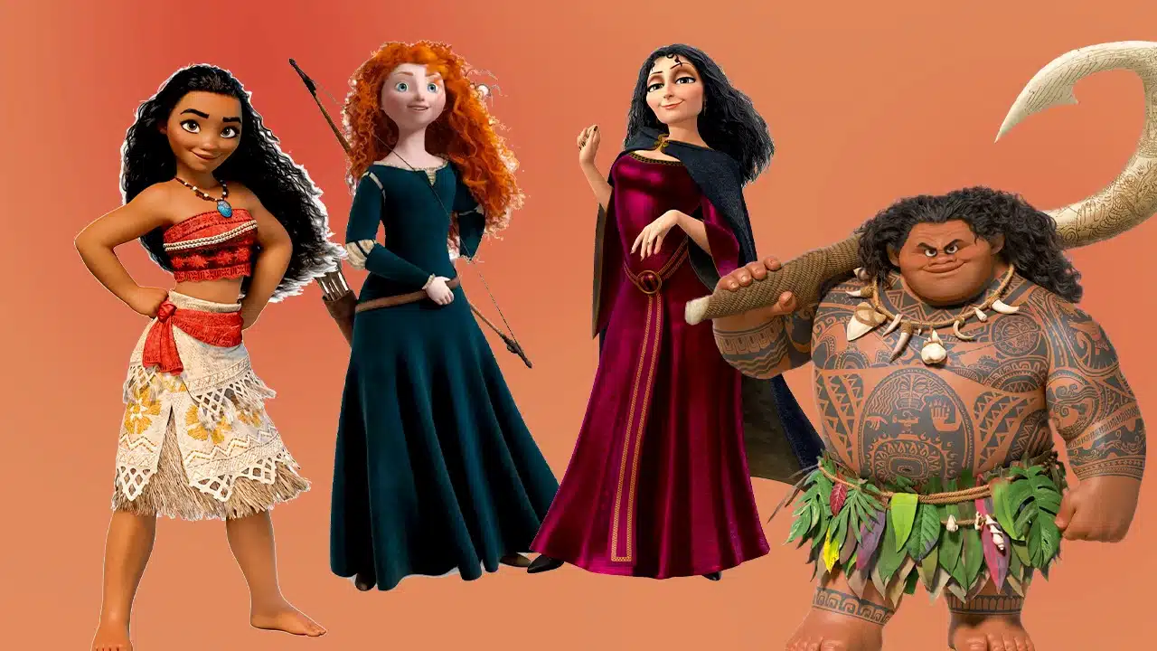 characters with curly hair in movies