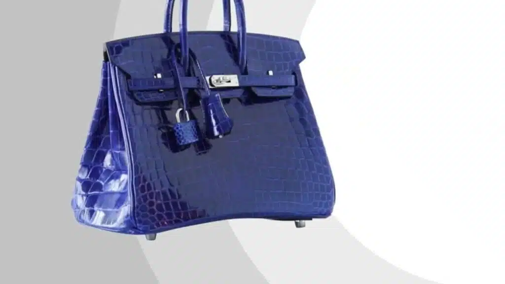 Blue Crocodile Hermès Birkin Hermes Handbag