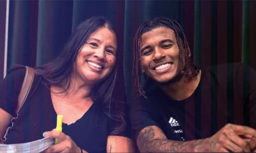 bree purganan with his son jalen green