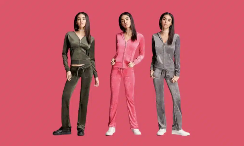 Velvet tracksuits