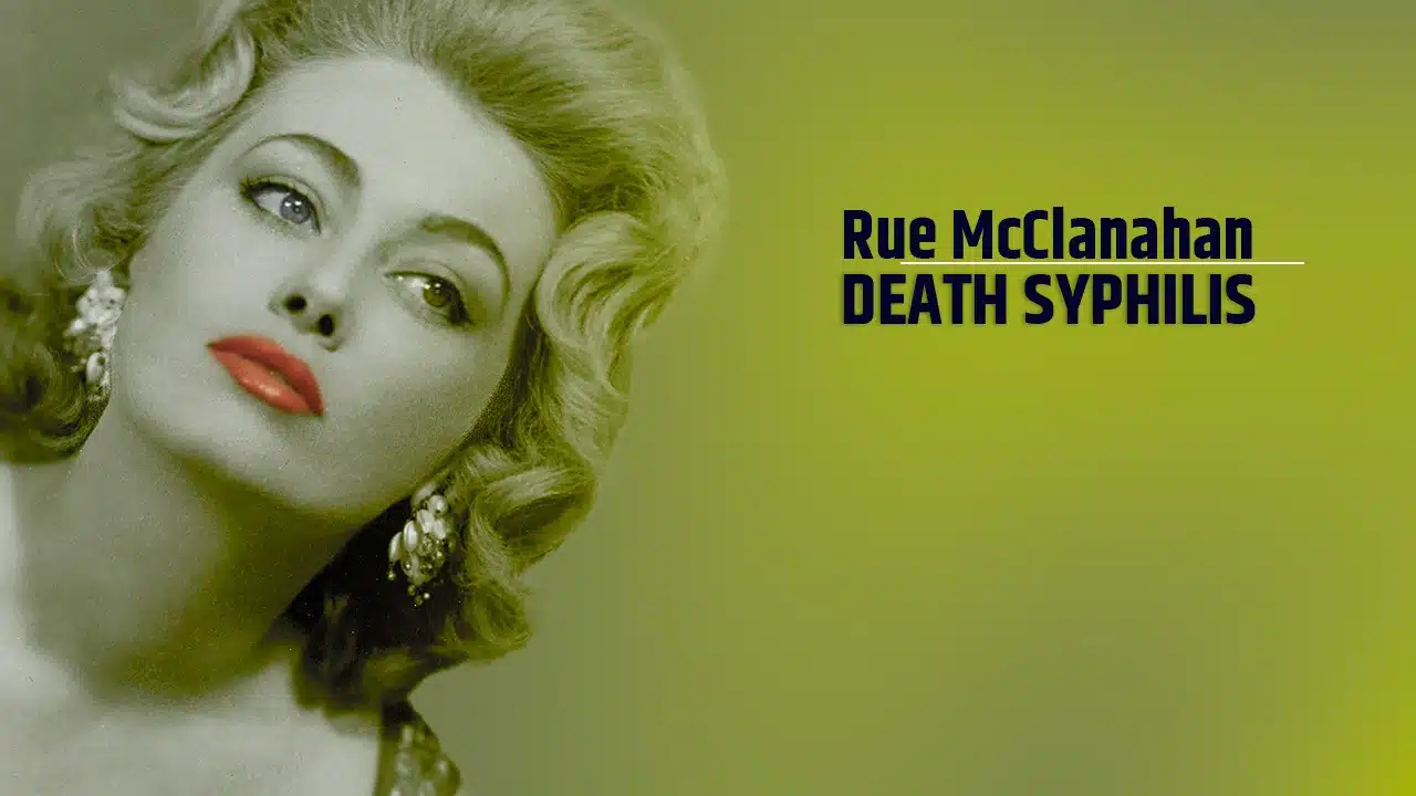 rue mcclanahan death syphilis