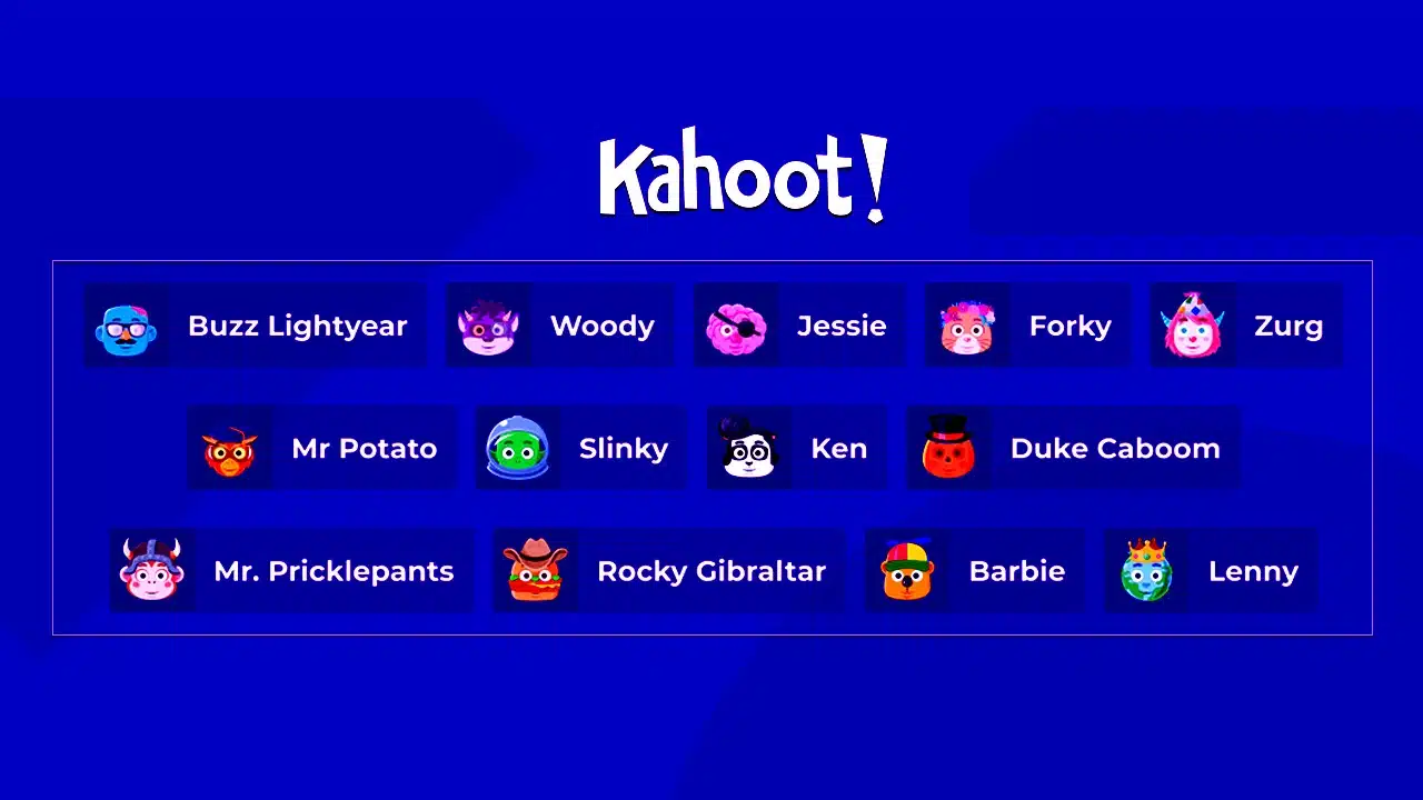 best kahoot characters