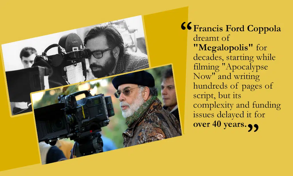 Behind the scenes fact Megalopolis