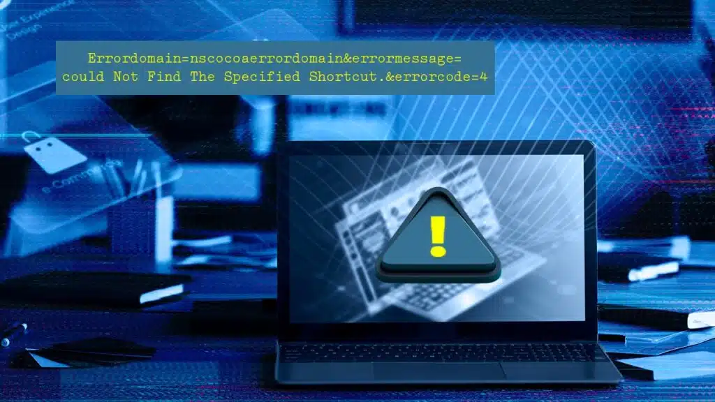 errordomain=nscocoaerrordomain&errormessage=could not find the specified shortcut.&errorcode=4