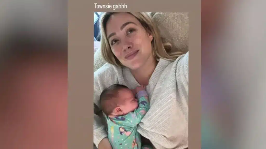 Hilary Duff Welcomes Baby Photo Townes