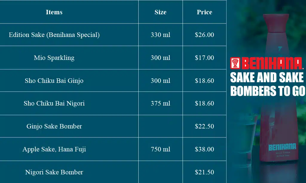 Sake And Sake Bombers To Go