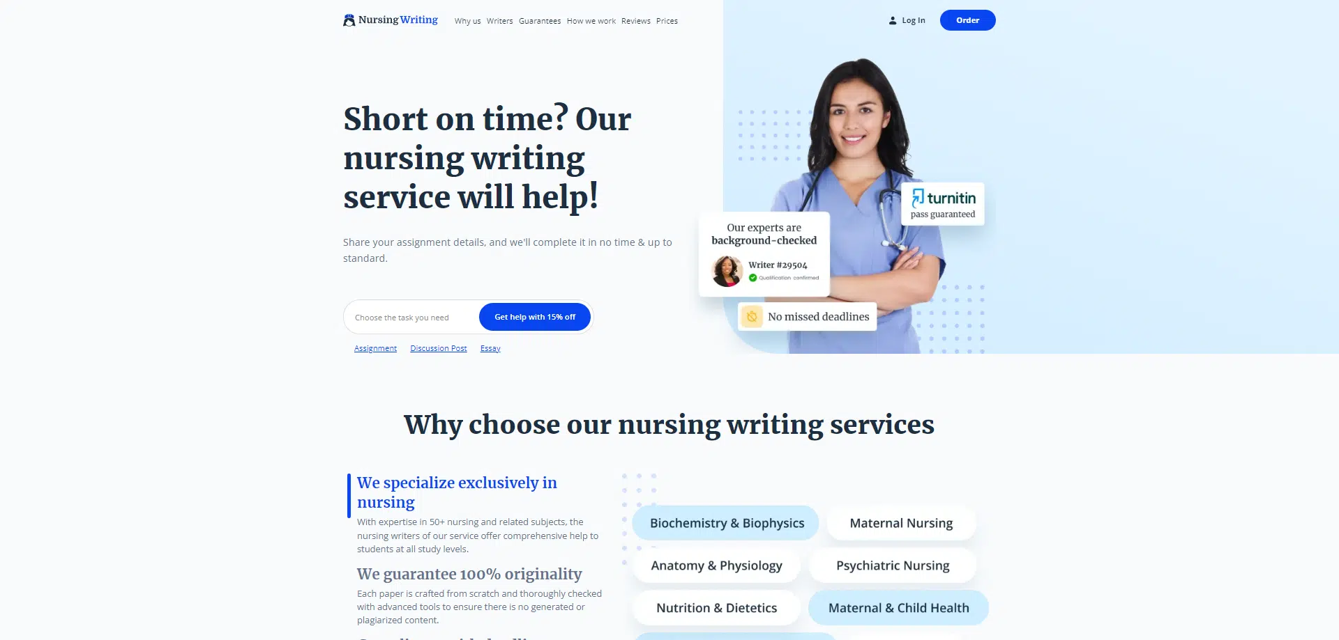 Top Nursing Essay Writing Services