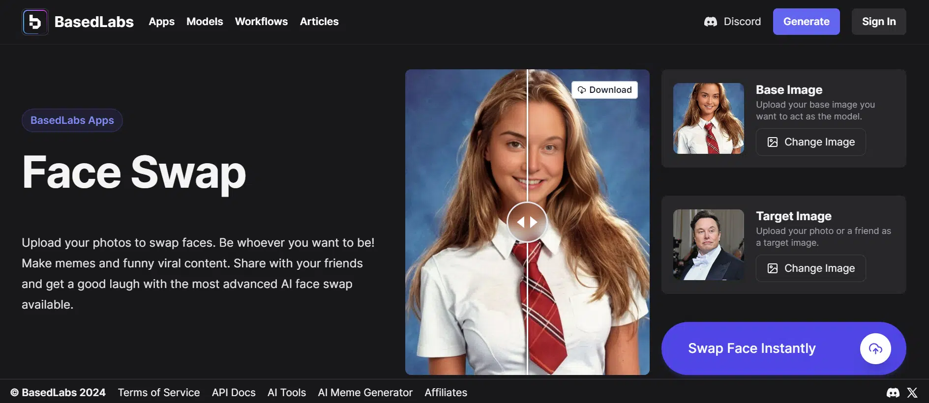 based labs ai website interface
