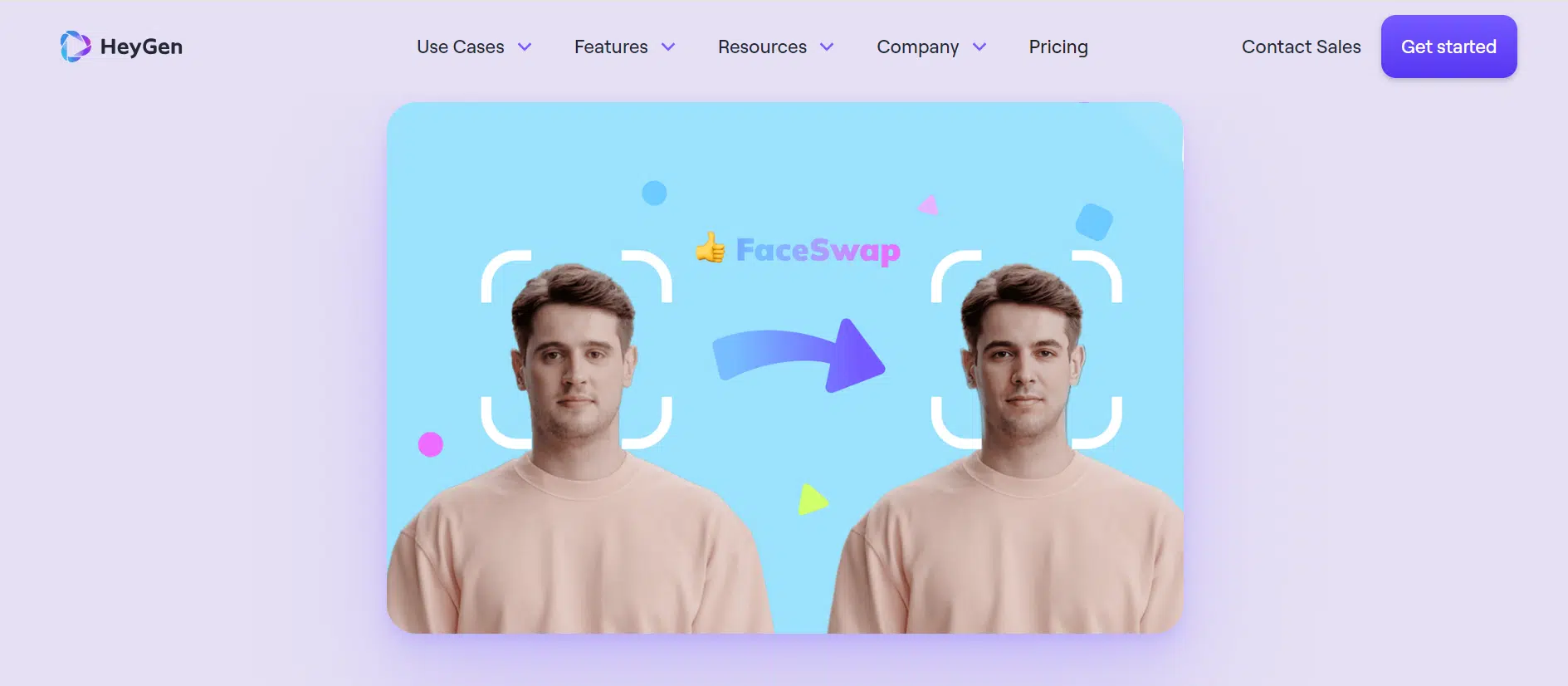 heygen website interface
